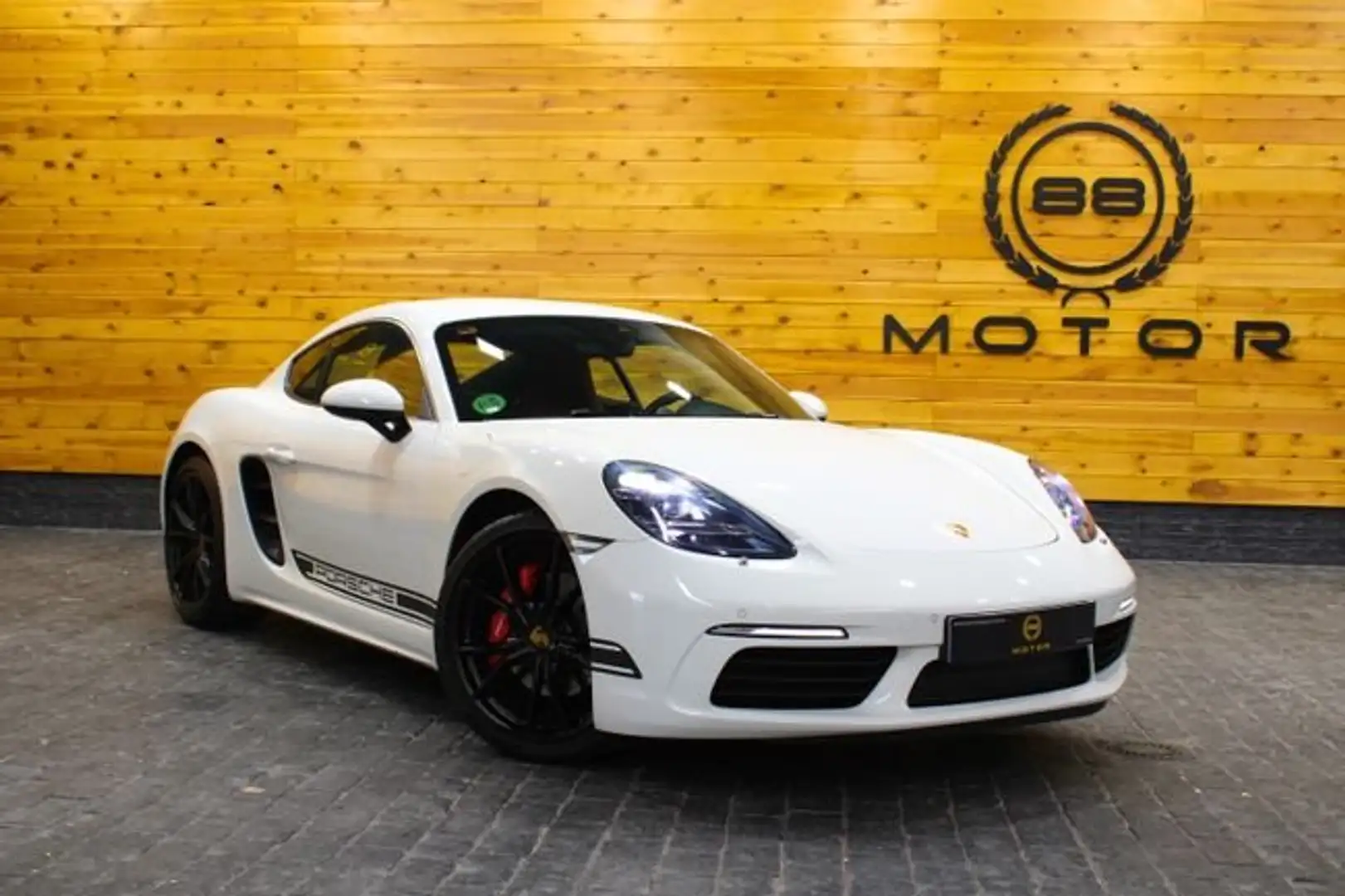Porsche 718 Spyder Cayman S Blanc - 1