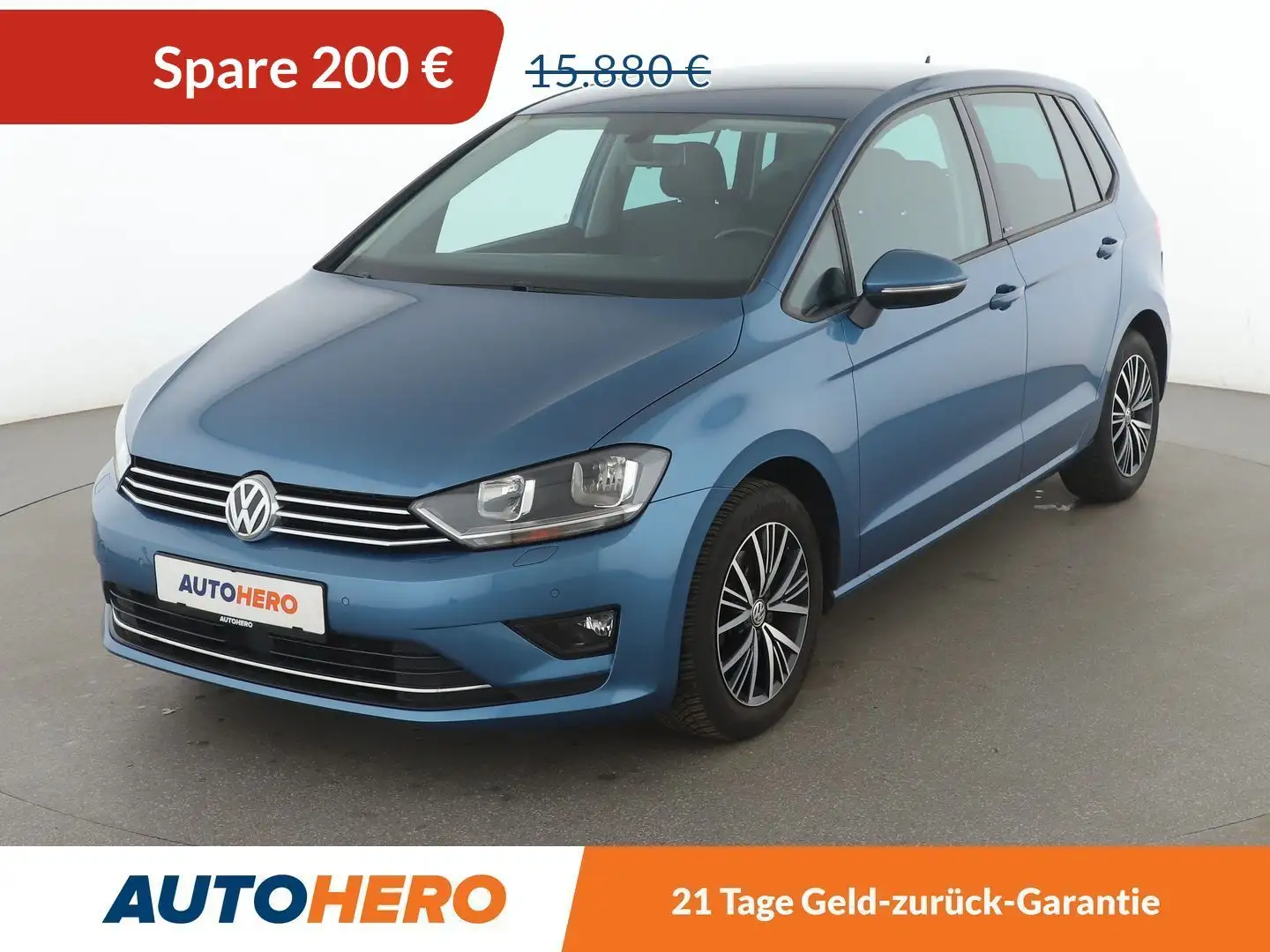 Volkswagen Golf Sportsvan 1.4 TSI Allstar BlueMotion Tech Aut.*NAVI Blau - 1