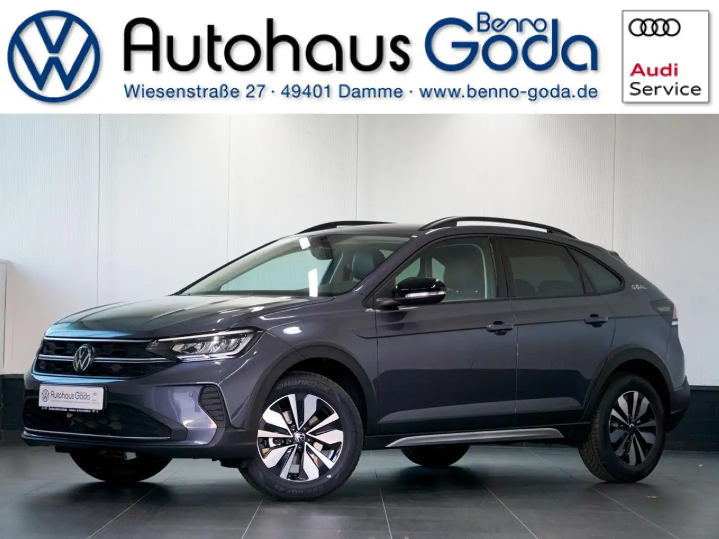 Volkswagen Taigo Goal 1.0 TSI 7-Gang DSG Bluetooth Navi LED Grau - 1