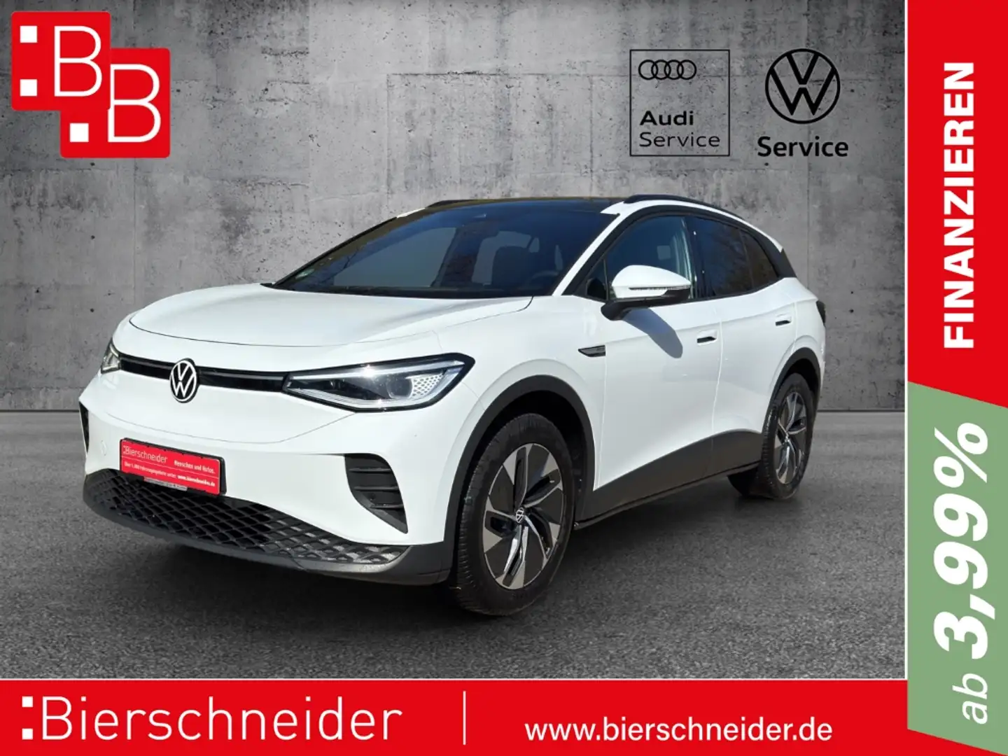 Volkswagen ID.4 Pro Perf. PANO IQ-LIGHT NAVI 19 DAB Weiß - 1