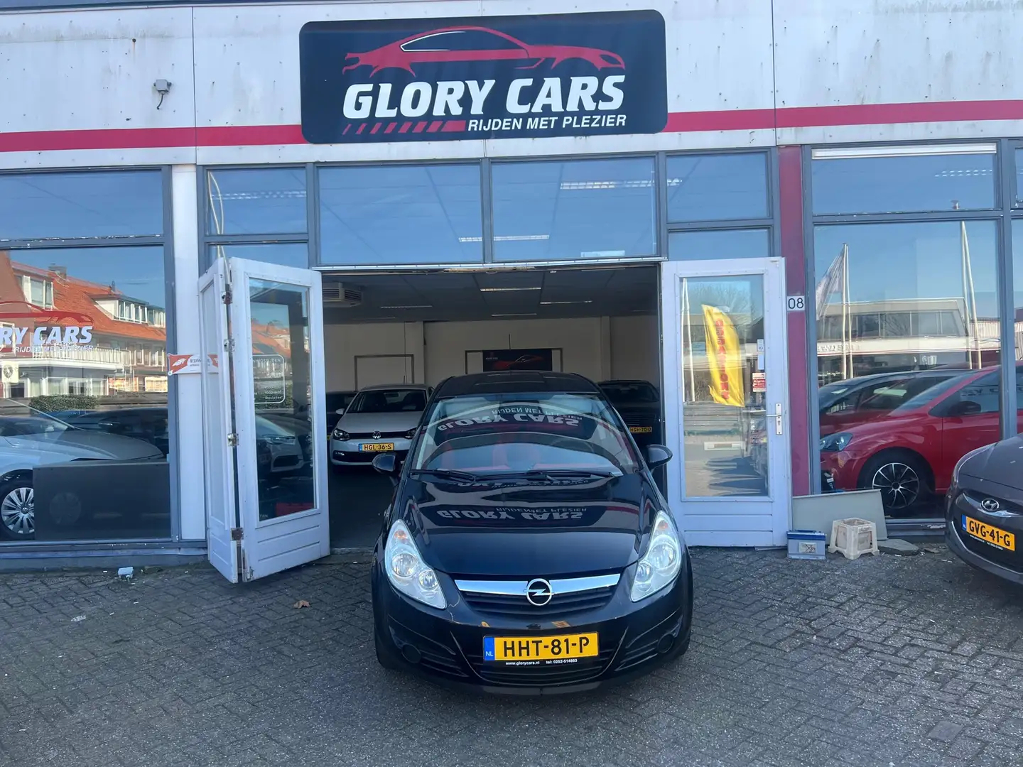 Opel Corsa 1.4-16V Cosmo LPG G3 AIRCO-EL.RAMEN-CRUISE Zwart - 1