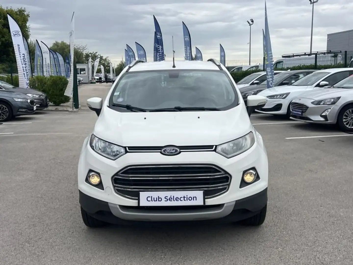 Ford EcoSport 1.0 EcoBoost 125ch Titanium Blanc - 2