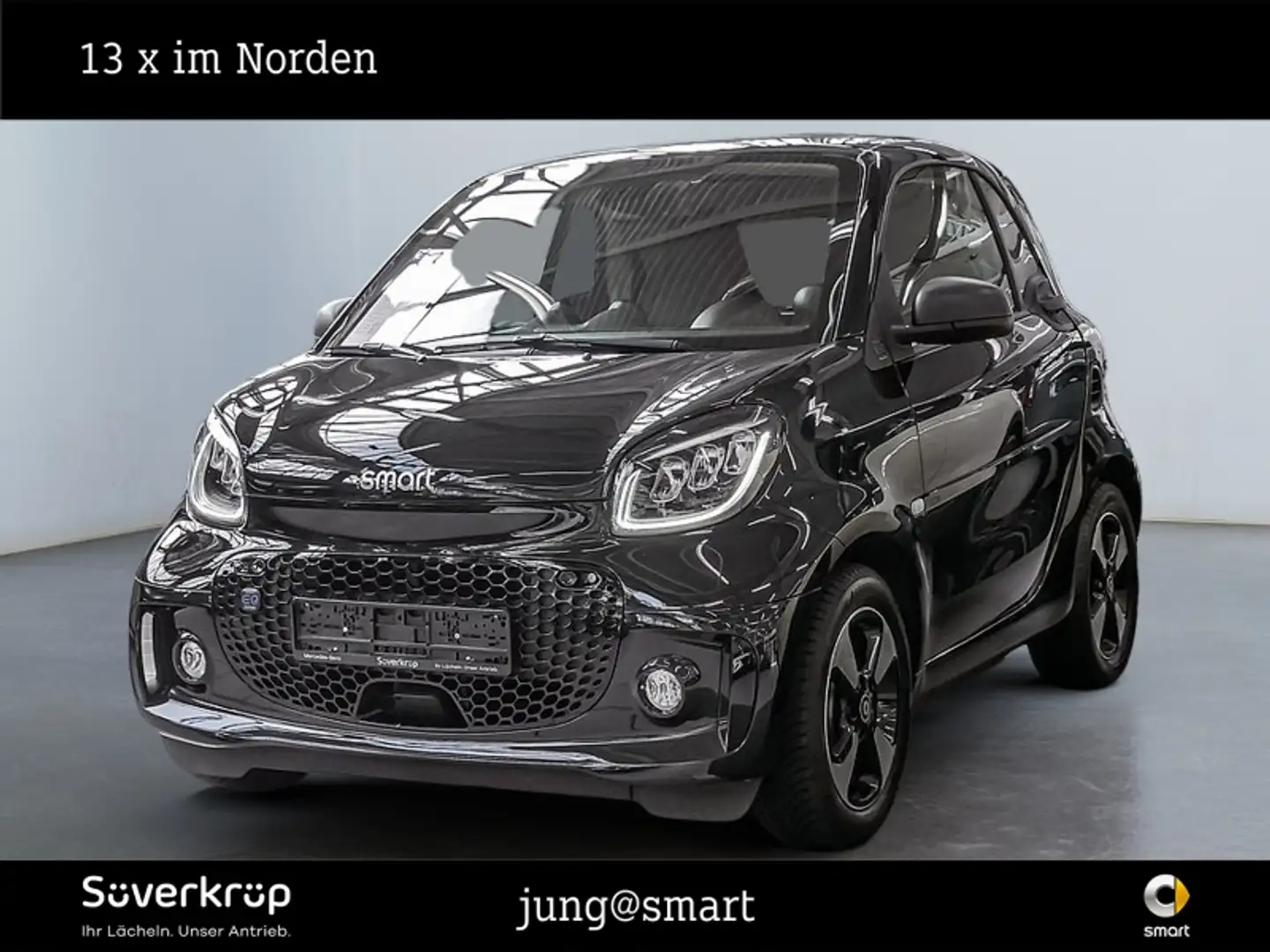 smart forTwo EQ EXCLUSIVE 22KW KAMERA PANO PDC SHD SHZ Schwarz - 1