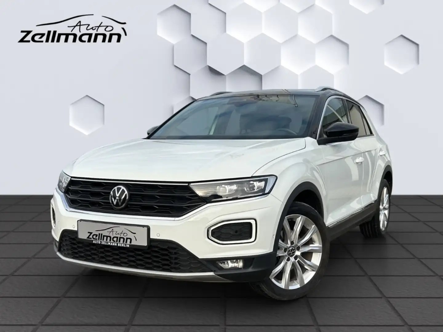 Volkswagen T-Roc 1.5 TSI ACT EU6d Sport 1.5TSI OPF 110kW LED ACC Rü Weiß - 1