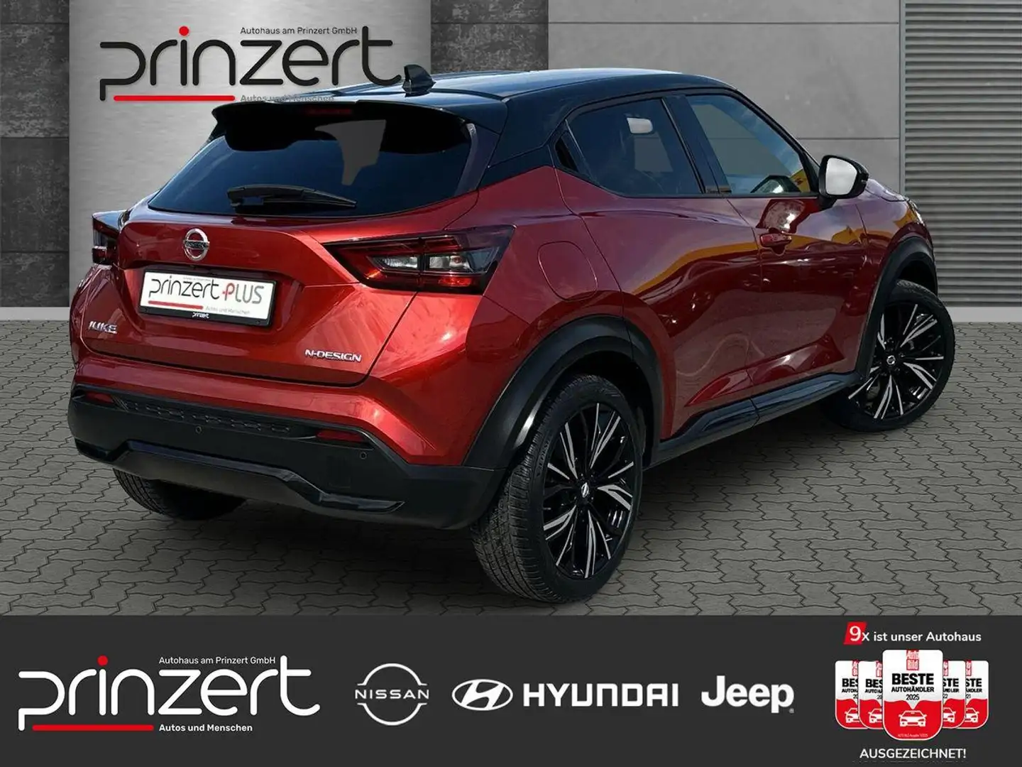 Nissan Juke 1.0 DIG-T DCT "N-Design" BOSE*Technologie-Paket Červená - 2