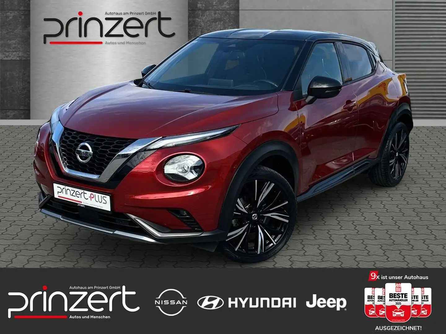 Nissan Juke 1.0 DIG-T DCT "N-Design" BOSE*Technologie-Paket Červená - 1