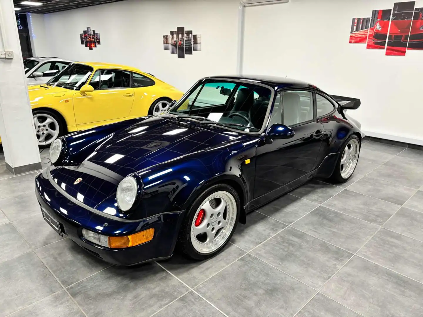Porsche 964 3.6 Turbo cat Coupé Bleu - 1