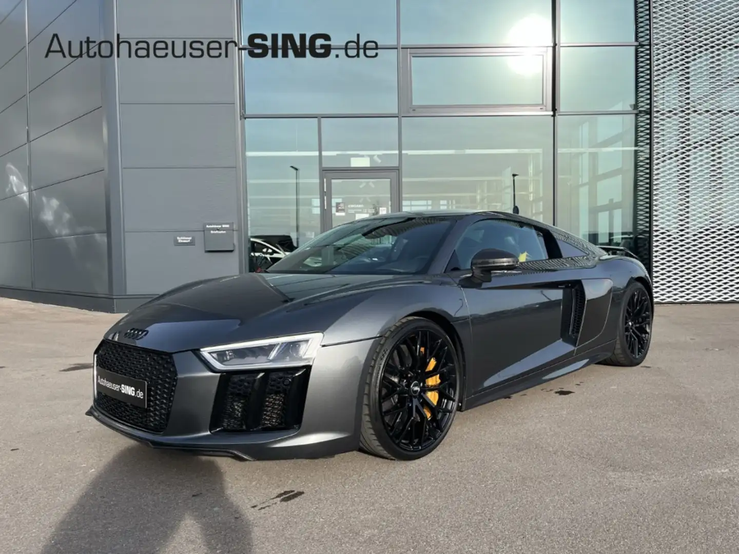 Audi R8 V10 Coupe Kermaik 5.2 FSI Quattro Plus Laser Szary - 1