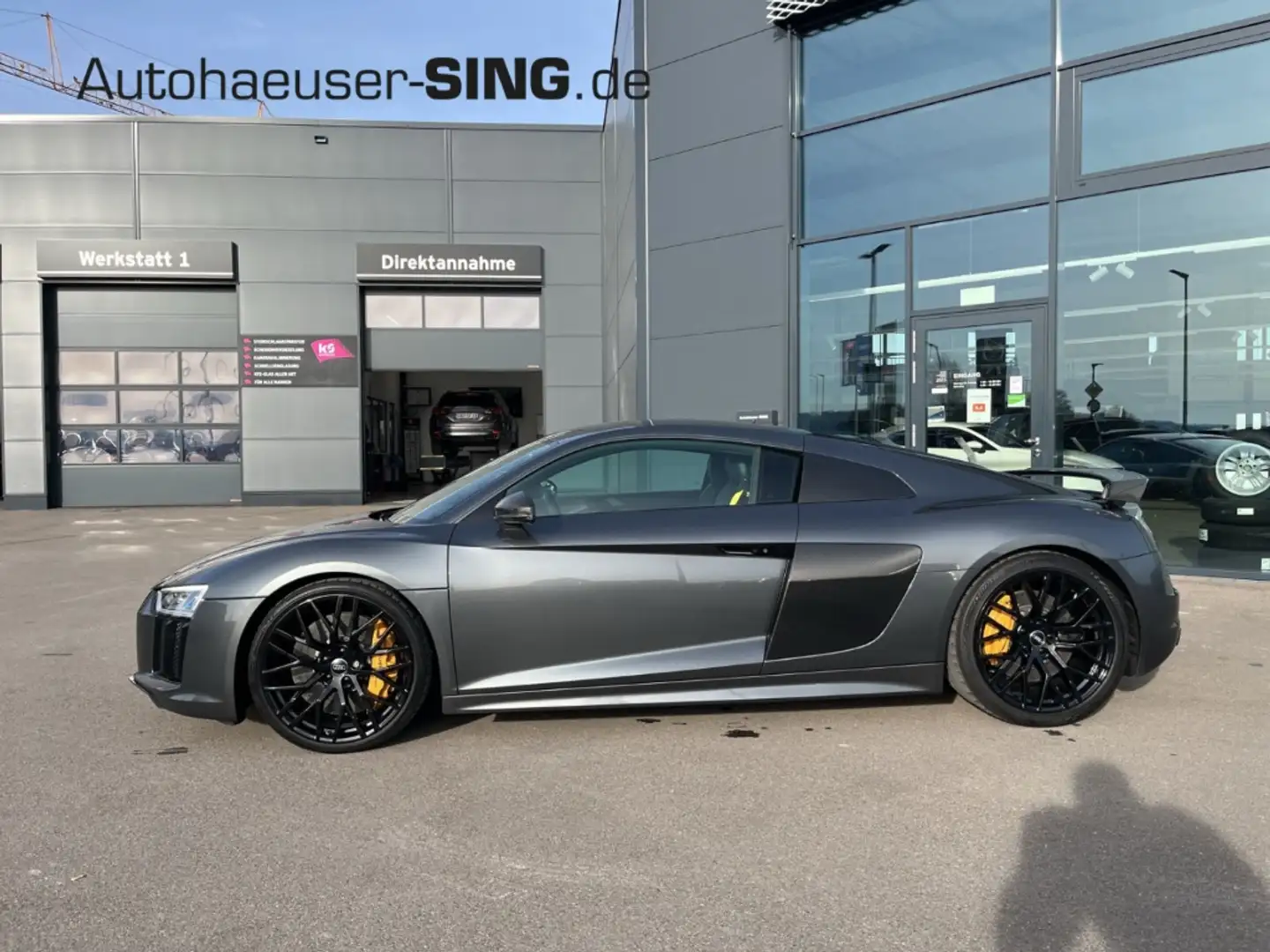 Audi R8 V10 Coupe Kermaik 5.2 FSI Quattro Plus Laser Szary - 2