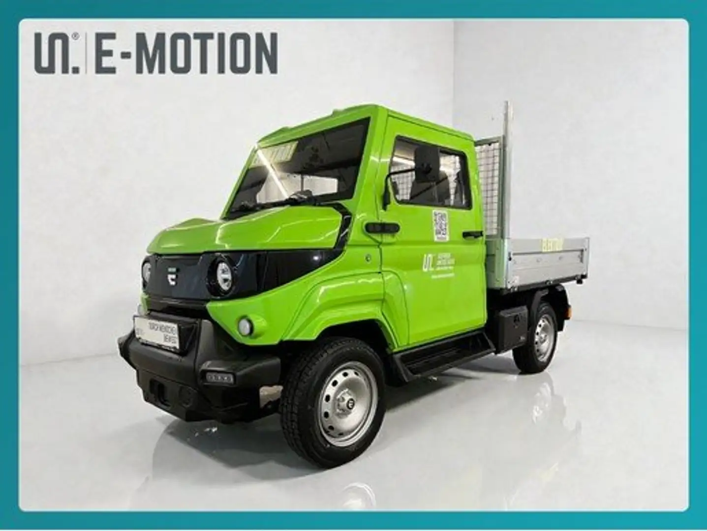 Evum aCar Pritsche mit Aufprallschutzgitter und 6 Zurrö Grün - 1