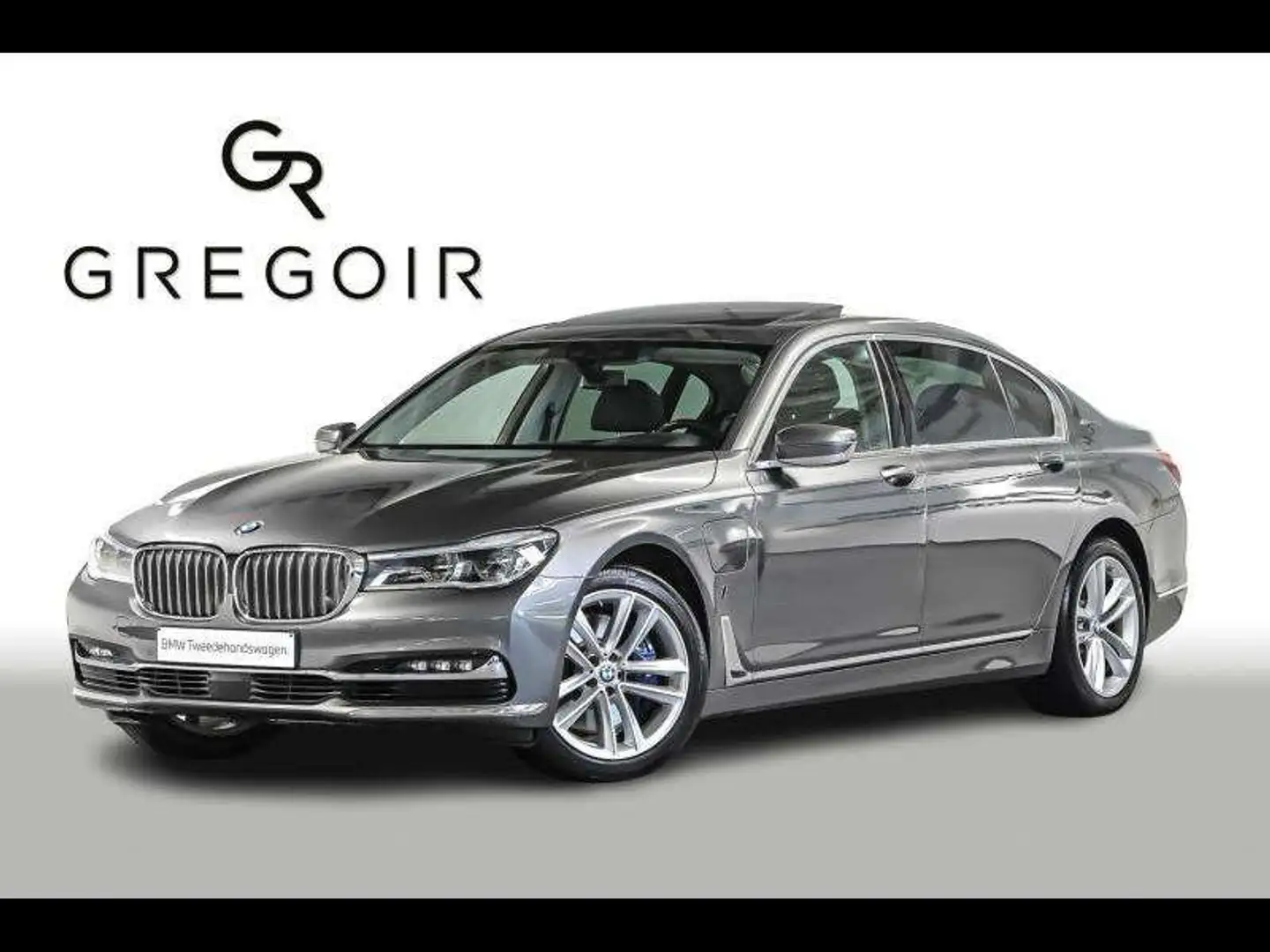 BMW 740 740LexDrivePanoNaviproH\u0026K Gris - 1