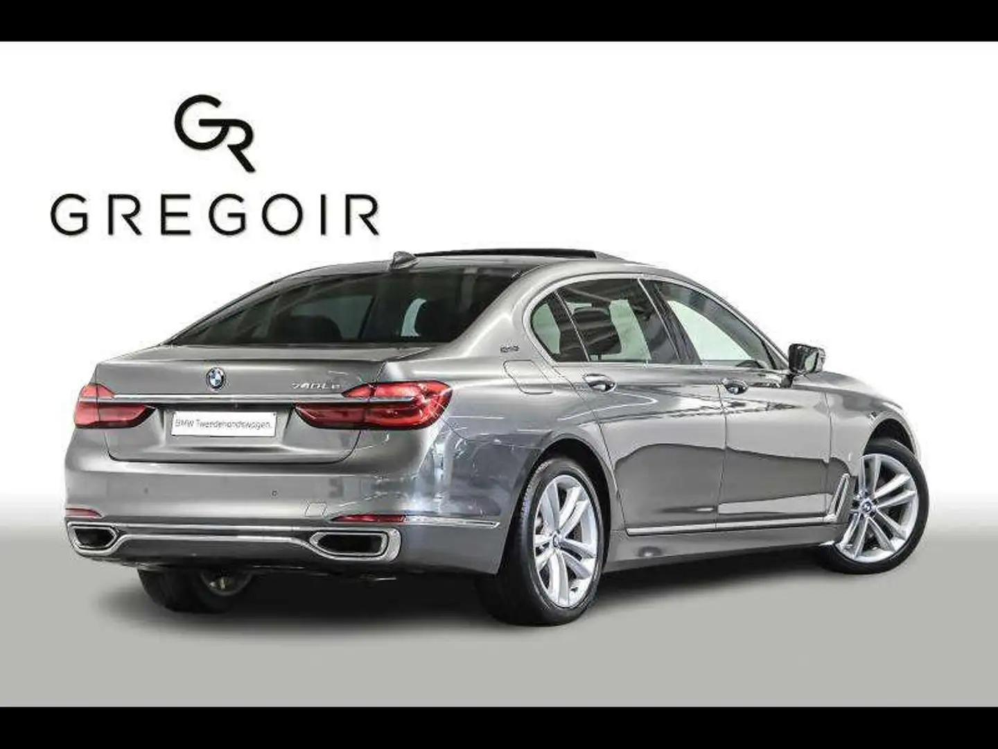 BMW 740 740LexDrivePanoNaviproH\u0026K Gris - 2