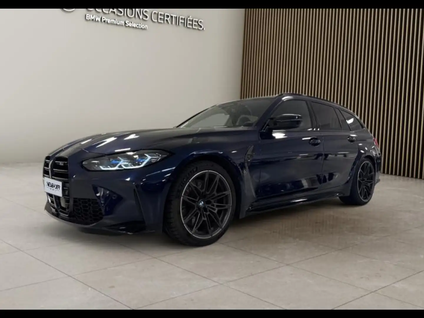 BMW M3 3.0 510ch Competition M xDrive Bleu - 1