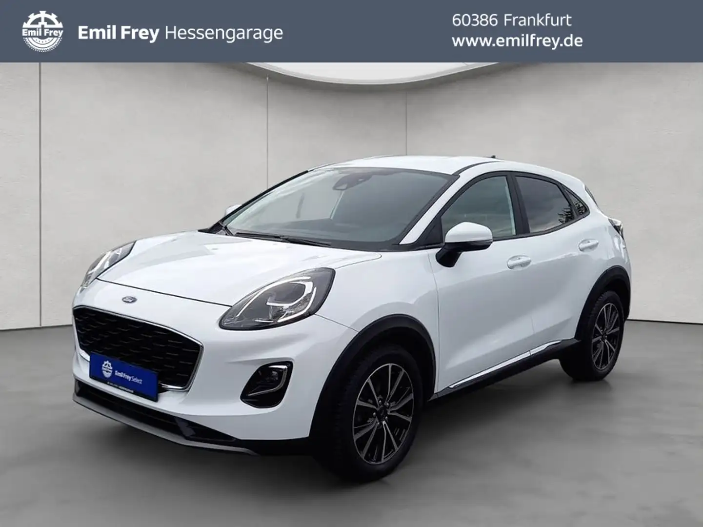 Ford Puma 1.0 EcoBoost Hybrid TITANIUM Weiß - 1