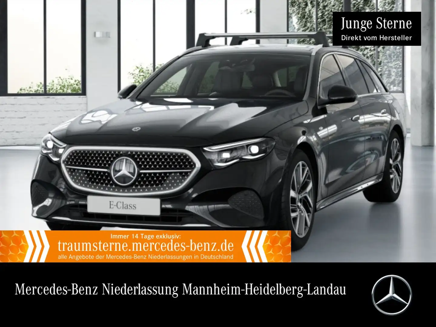 Mercedes-Benz E 300 e T Hybrid Avantgarde Fahrass 360° Airmat 9G Noir - 1