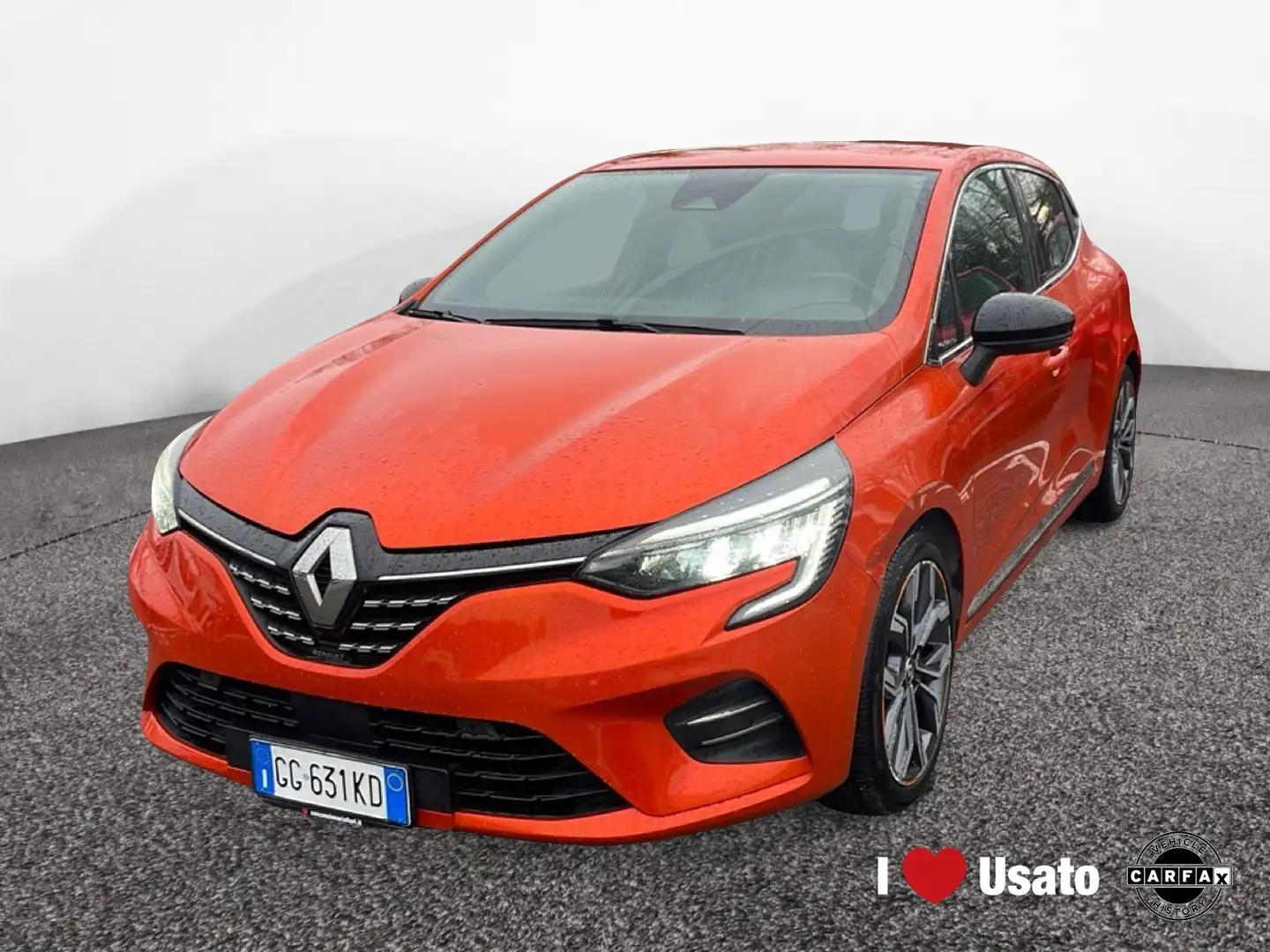 Renault Clio V 2019 1.6 hybrid Intens E-Tech 140cv auto Orange - 1