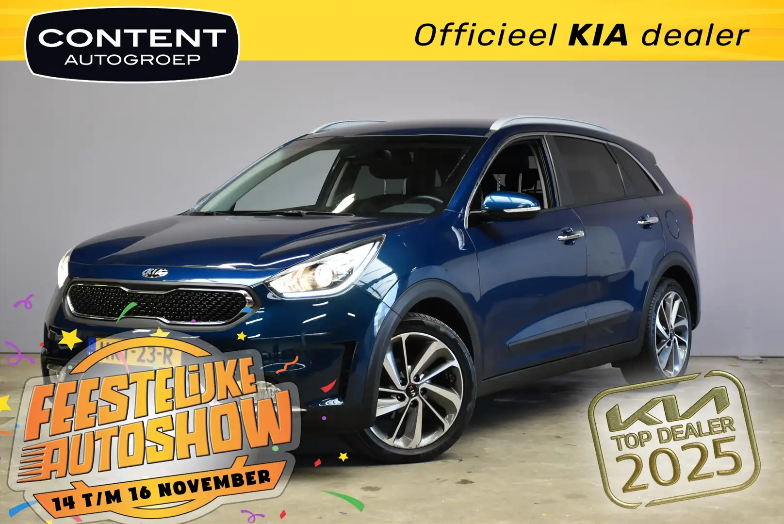 Kia Niro 1.6 GDi Hybrid 141pk DCT6 First Edition Bleu - 1