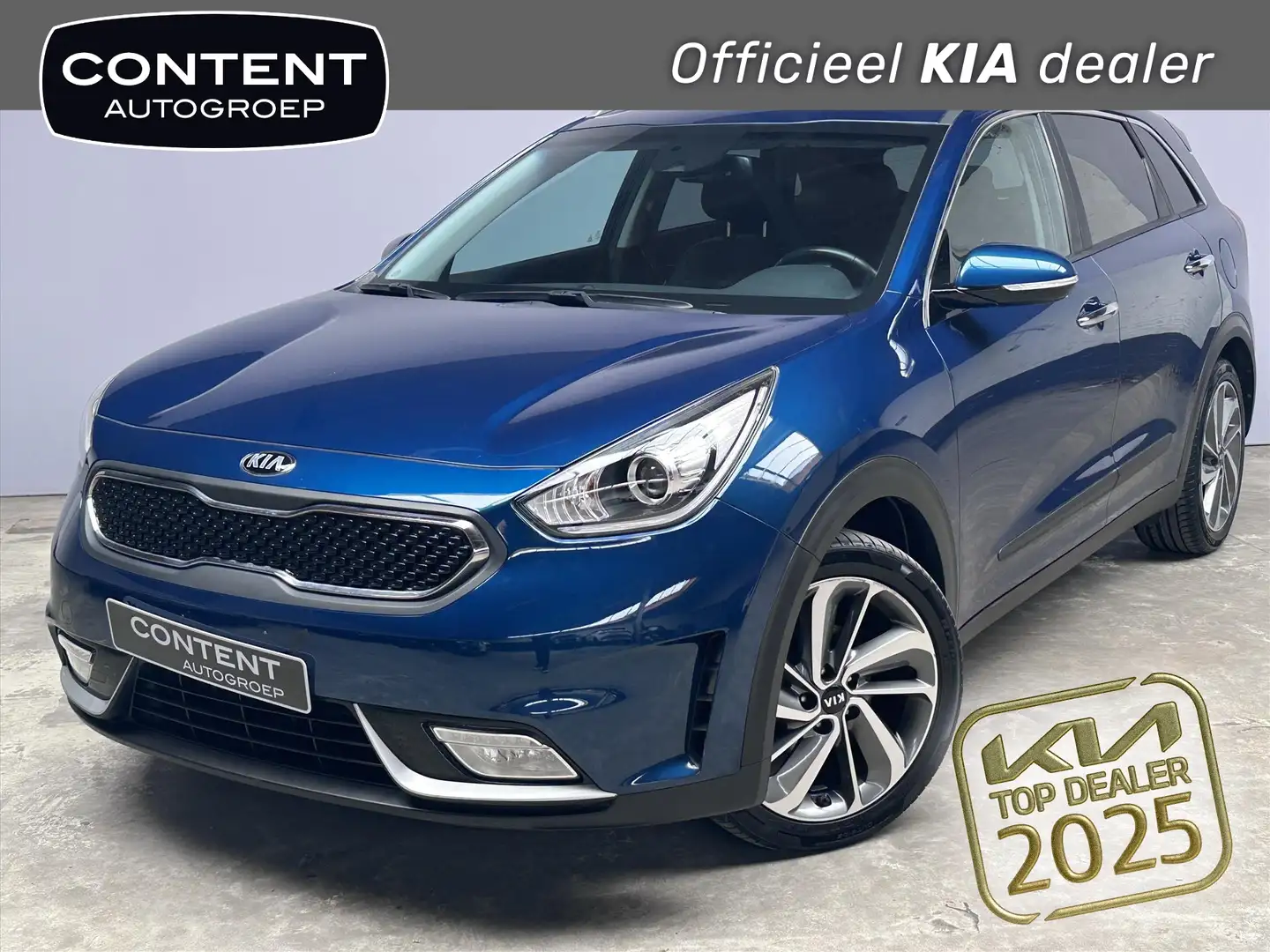 Kia Niro 1.6 GDi Hybrid 141pk DCT6 First Edition Blauw - 1