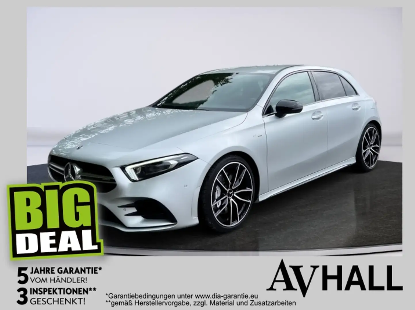 Mercedes-Benz A 35 AMG 4M Kompakt LEDScheinwerfer,Navi,Kamera, Argent - 1