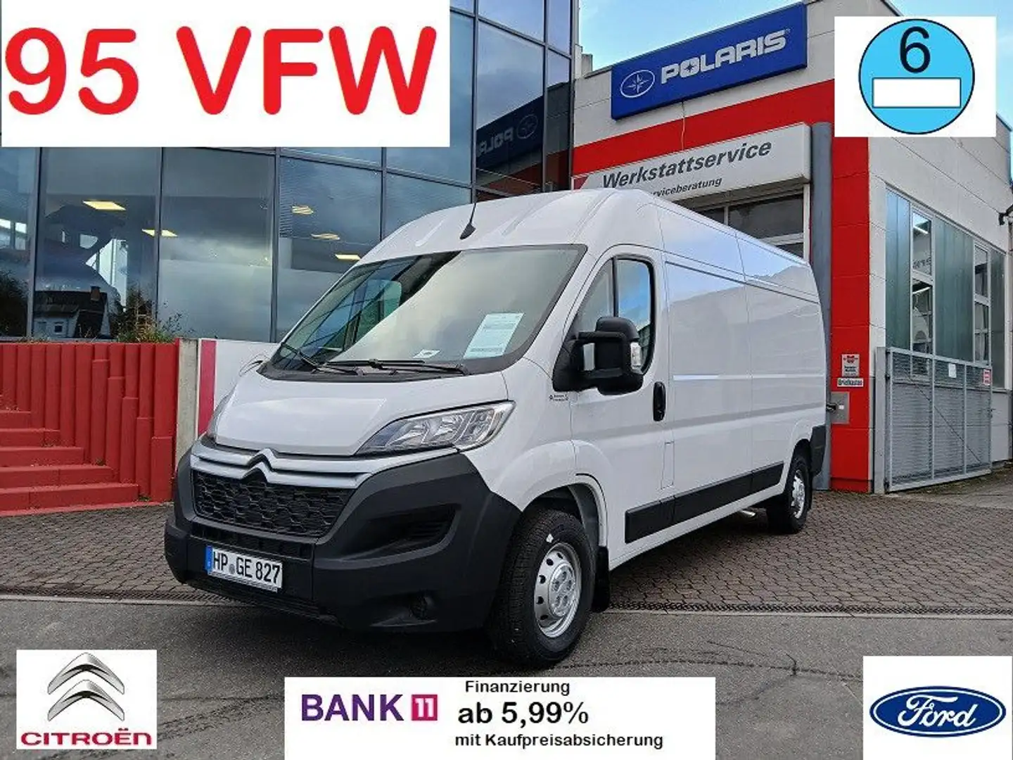 Citroen Jumper Grossraumkasten 35 L3H2 Control BlueHDi 1 Bílá - 1