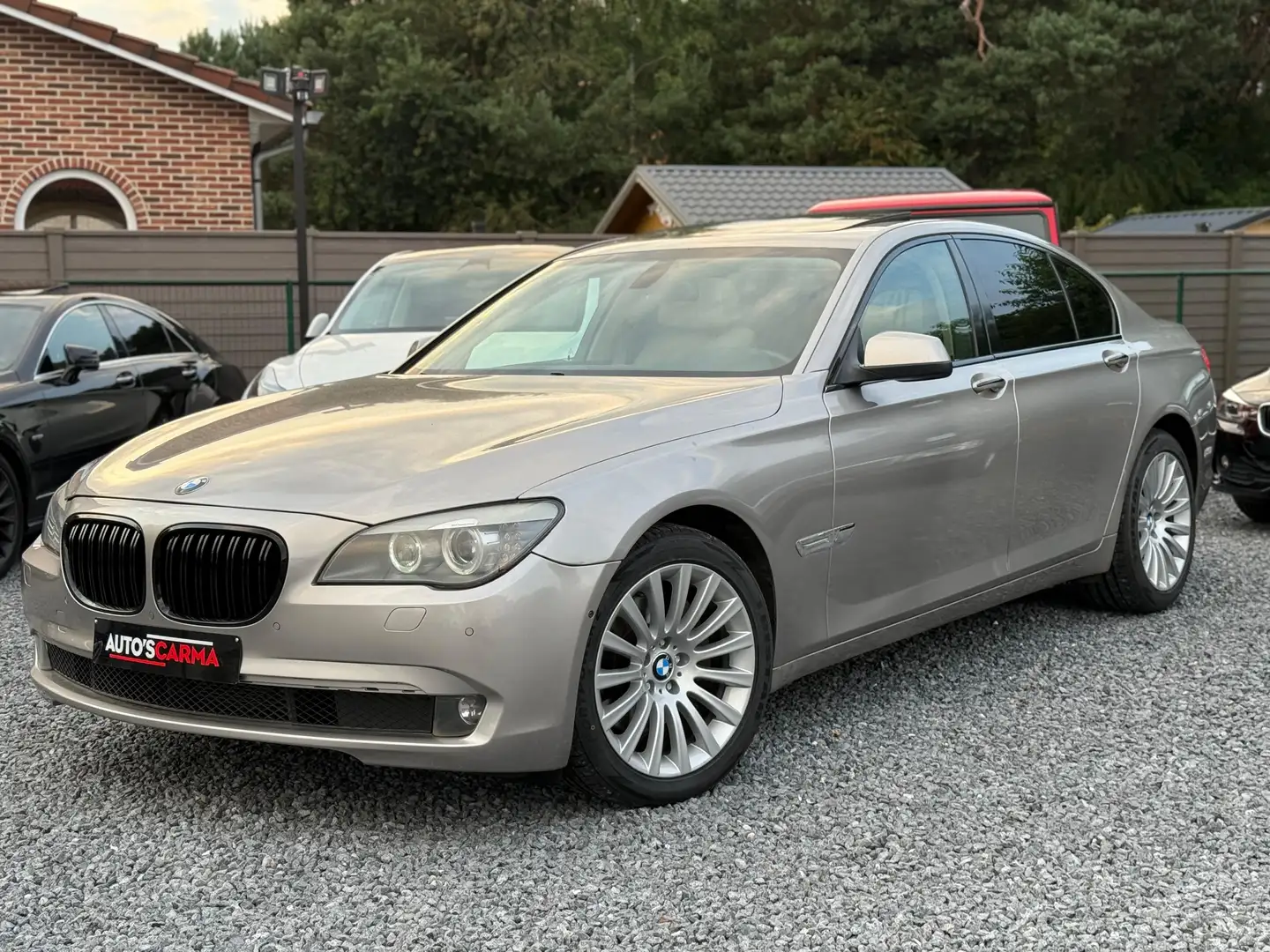 BMW 730 D Navi CruiseC Airco OpenD MemoryZ ParkS * Bej - 1