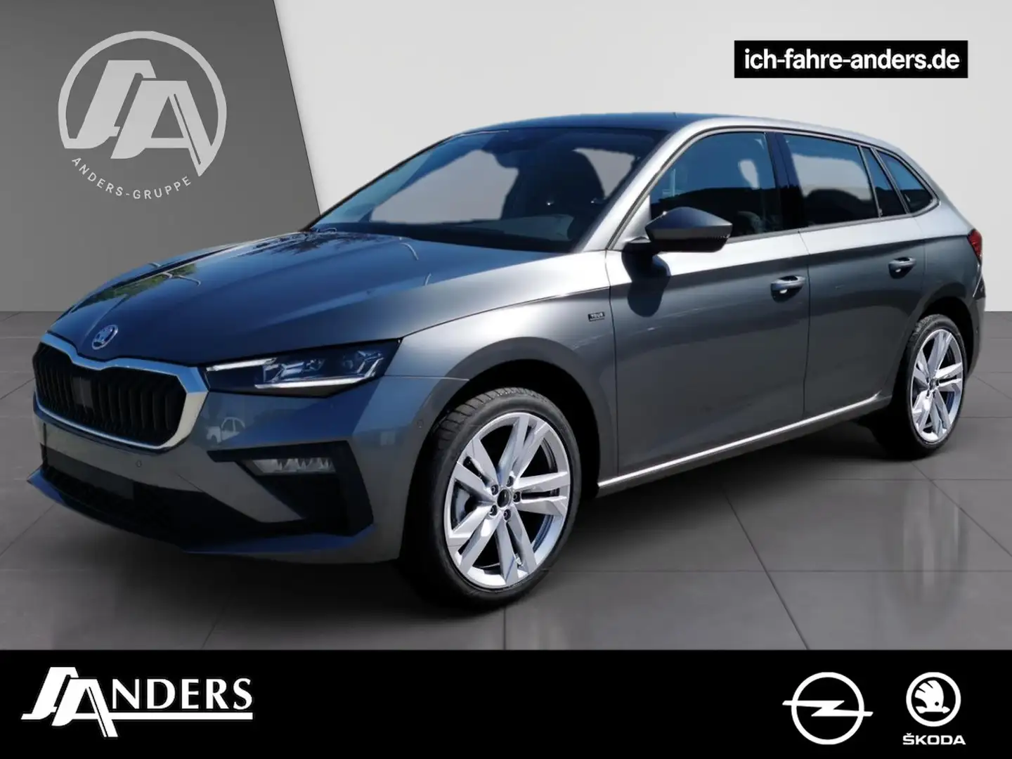 Skoda Scala Tour 1,0 TSI DSG +ACC+SHZ+AHK+MATRIX Gris - 1