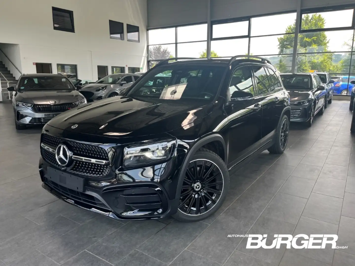 Mercedes-Benz GLB 220 4M AMG 7-Sitzer Pano AHK 360° ACC Burmester Multib Schwarz - 2