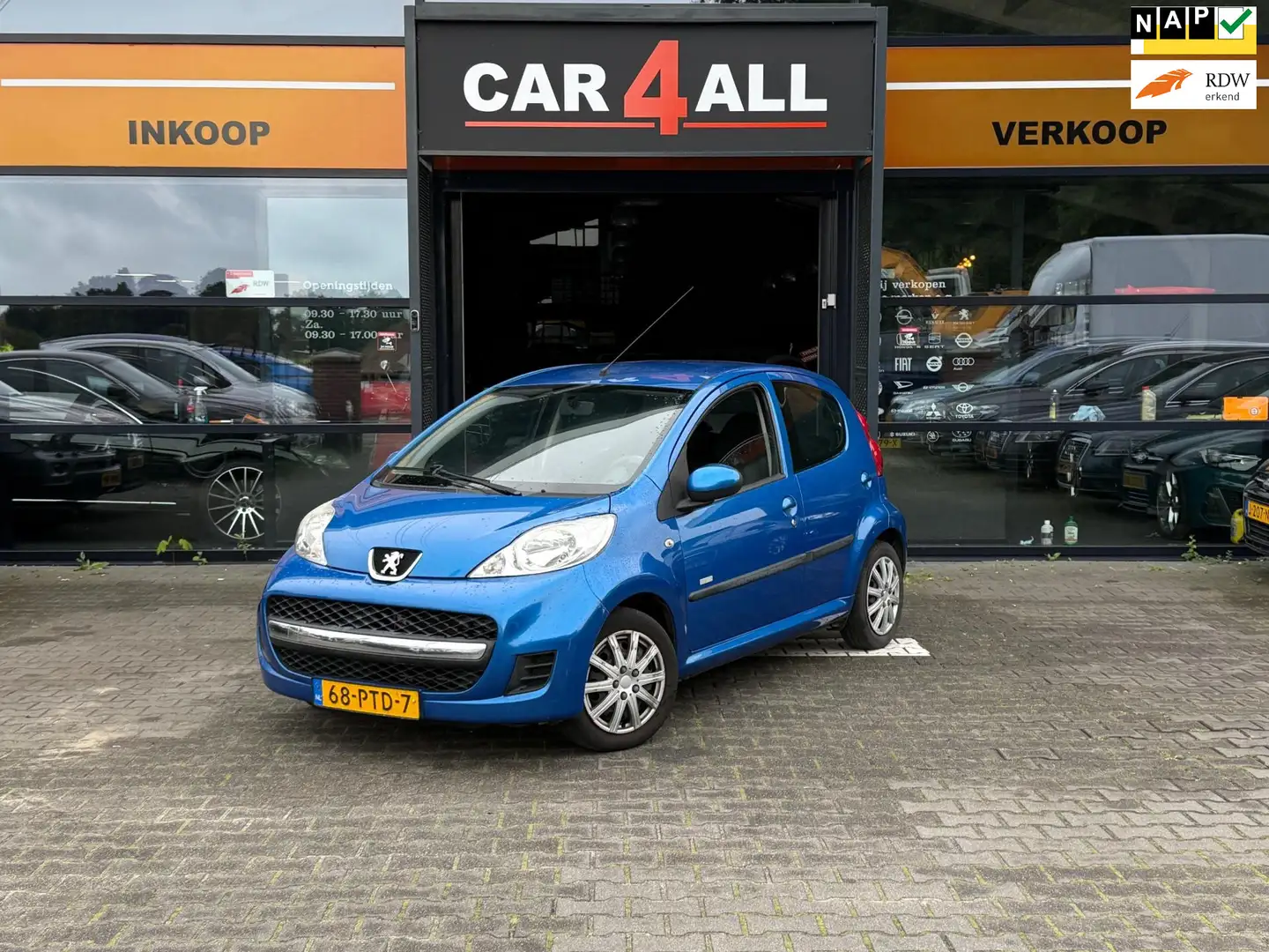 Peugeot 107 1.0-12V Millesim 200 AIRCO/NAP/5DEURS/ELEKRAMEN! Bleu - 1
