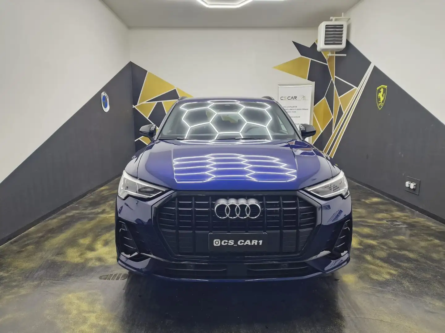 Audi Q3 Q3 II 2018 35 2.0 tdi S line edition s-tronic Bleu - 1