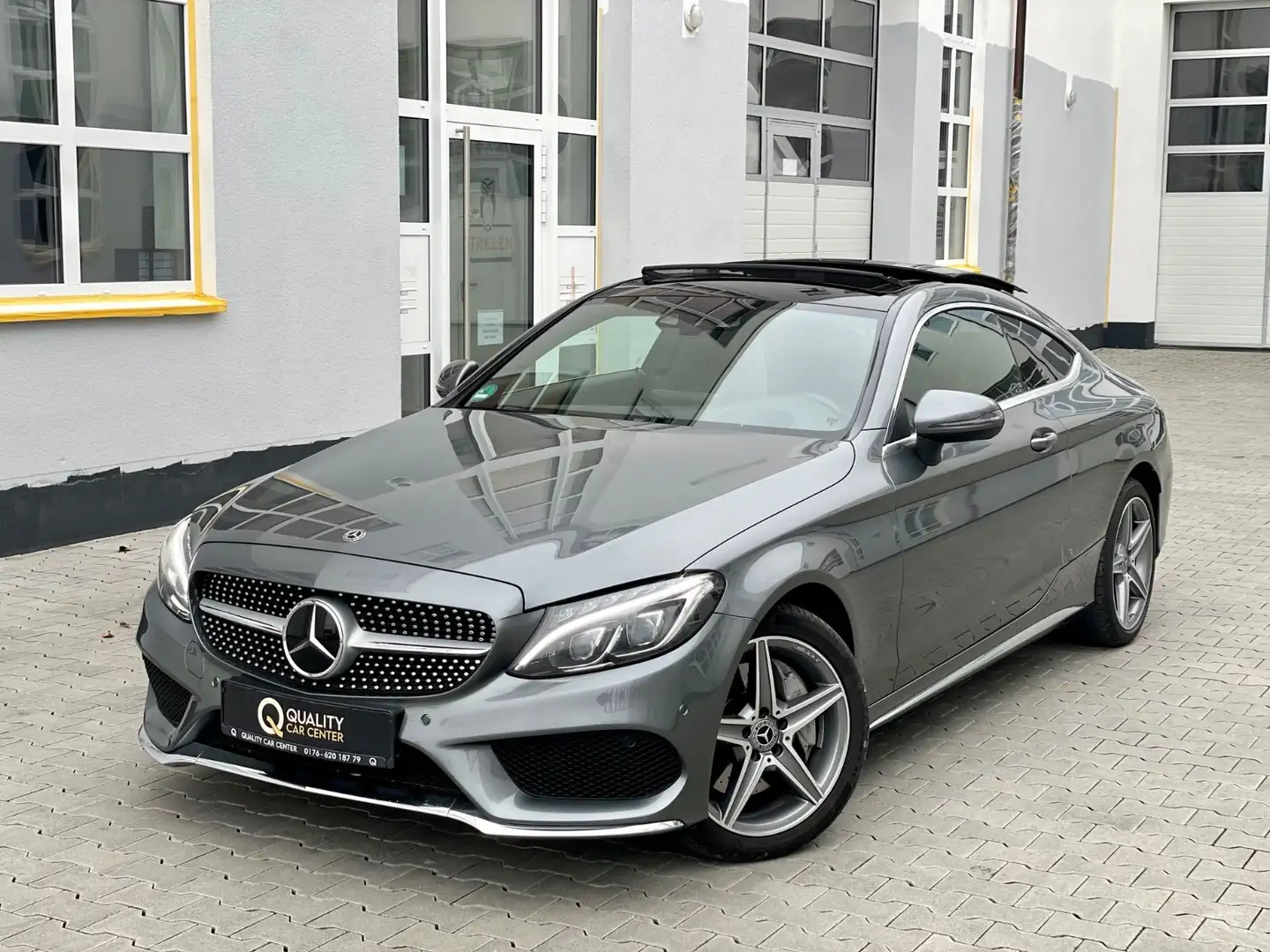 Mercedes-Benz C 250 d 4Matic 9G *VOLL*PANO*HEAD-UP*DISTR+* Gris - 2