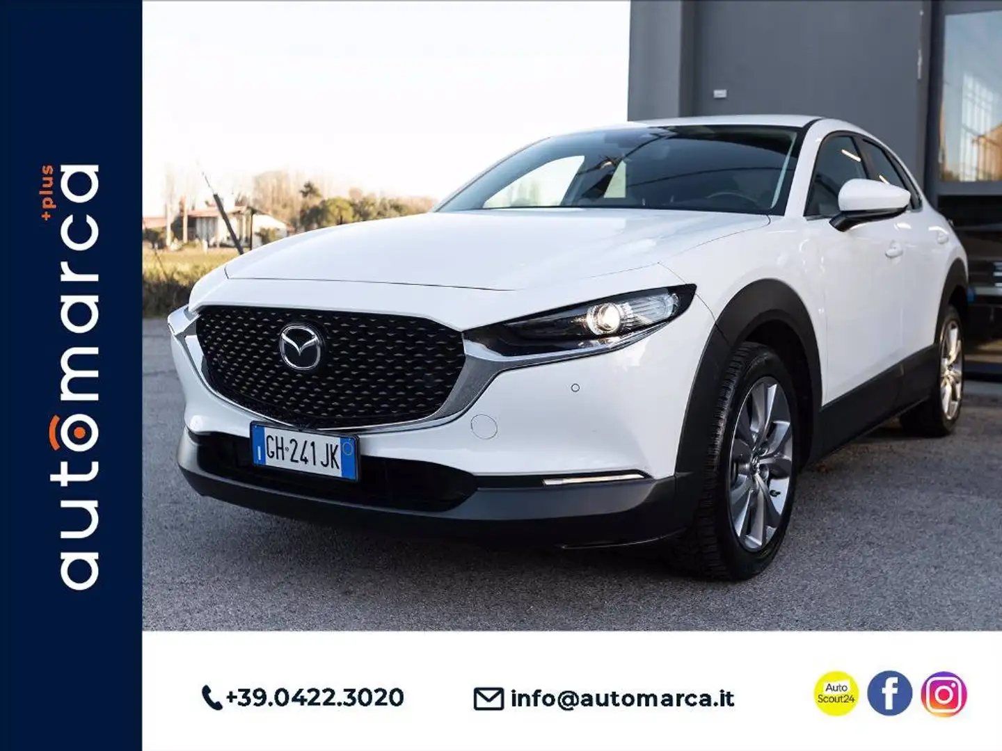Mazda CX-30 2.0 m-hybrid Executive 2wd 186cv 6mt Bianco - 1