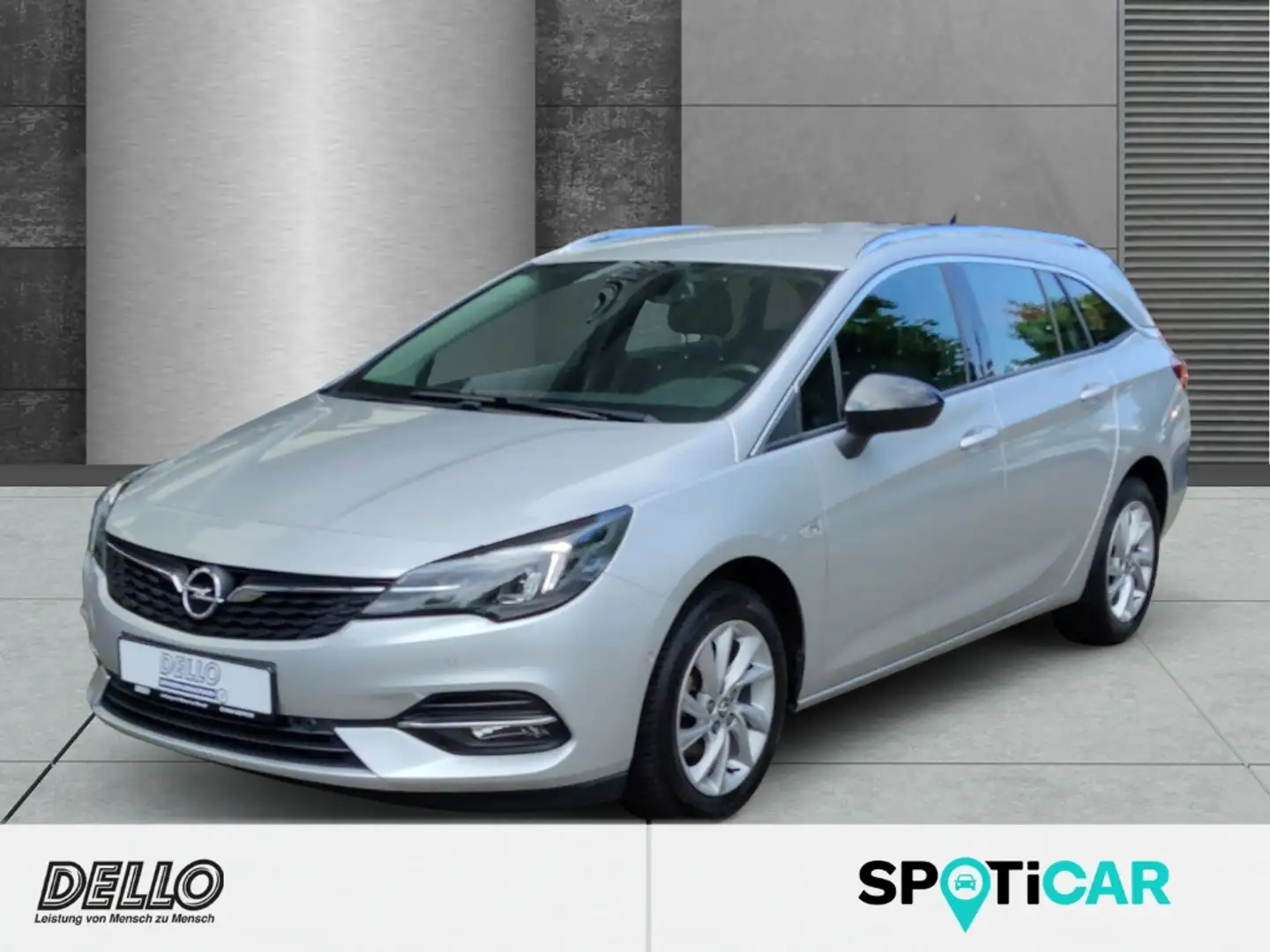 Opel Astra Sports Tourer Elegance Navi PDC RFK LenkradHZG SHZ Zilver - 1