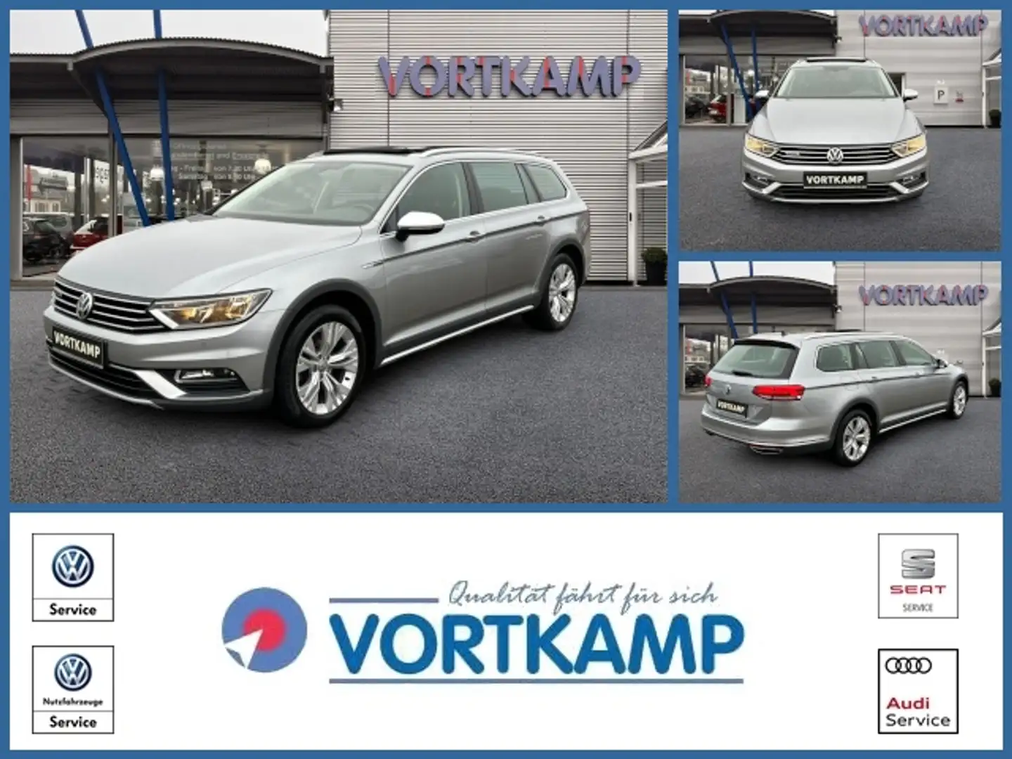 Volkswagen Passat Variant Alltrack 4Motion Pano/Kamera/AHK Zilver - 1
