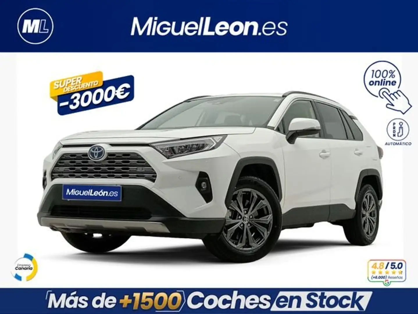 Toyota RAV 4 220H e-CVT 4x2 Advance Blanco - 1
