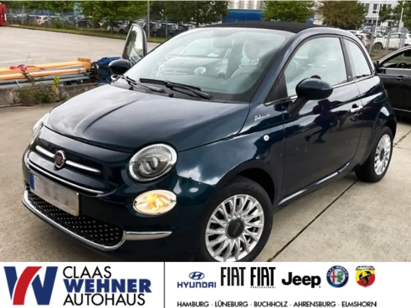 Fiat 500C DolceVita 1.0 Mild Hybrid EU6d UConnect DAB elektr Blau - 1