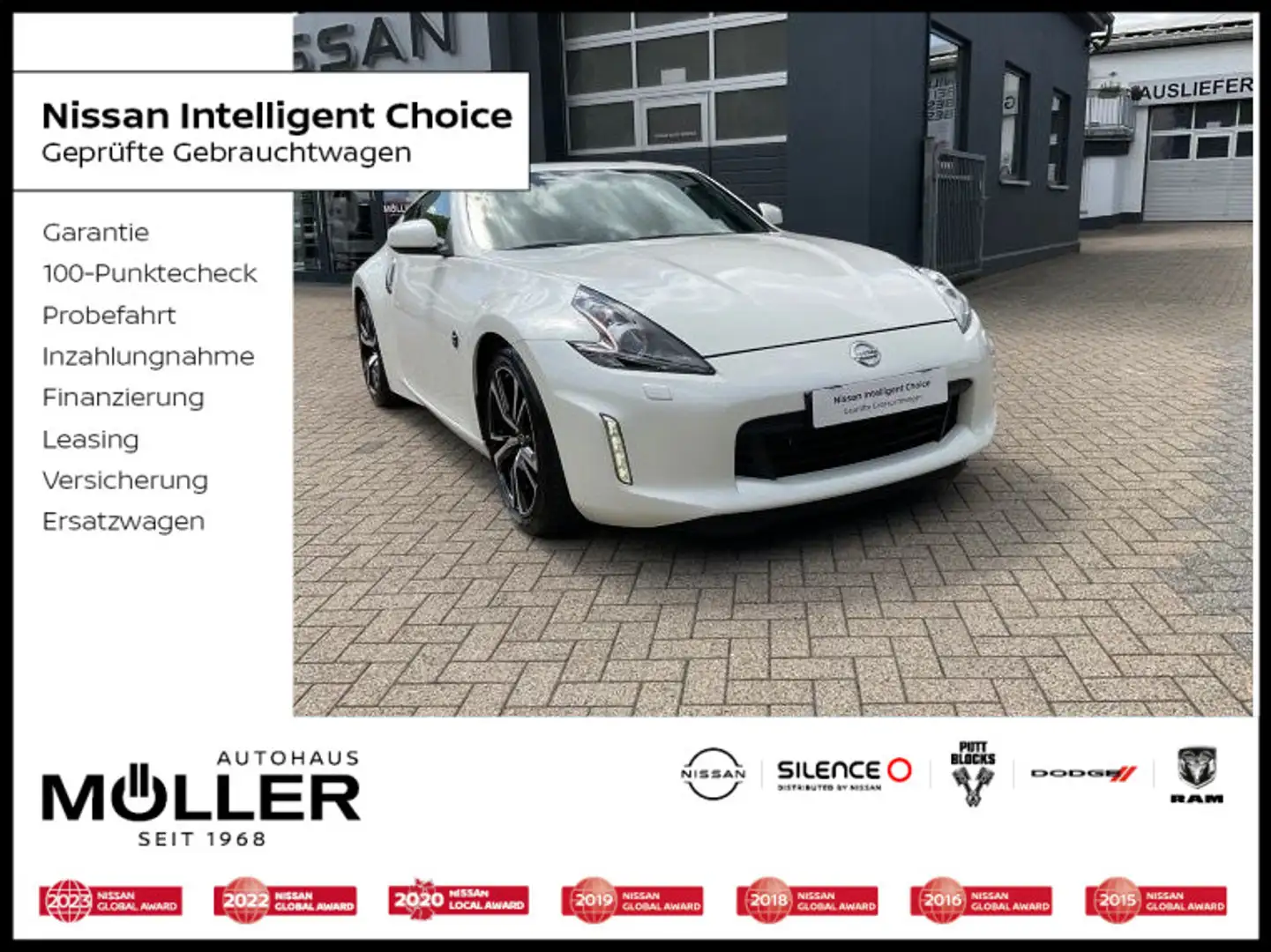 Nissan 370Z 370 Z V6 Automatik PACK Navi Kamera BOSE Xenon Blanco - 1