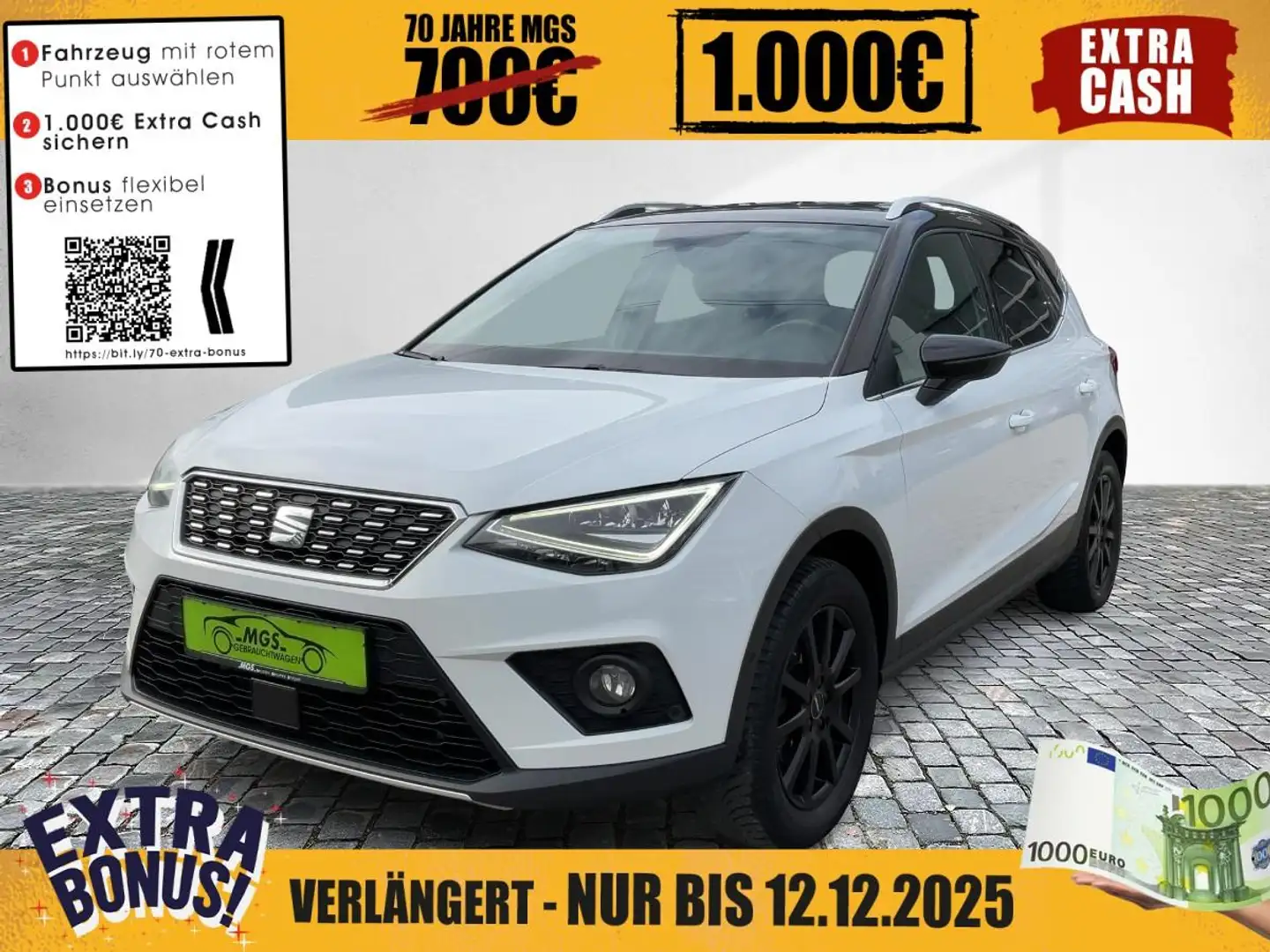 SEAT Arona Xcellence 1.0 TSI DAB #BT #ANDROID Weiß - 1