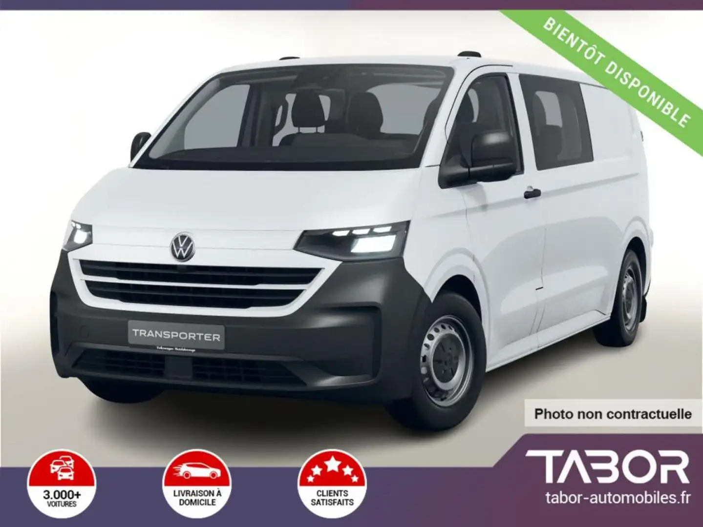 Volkswagen Transporter T7 Plus TDI 110 L2 LED Blanc - 1