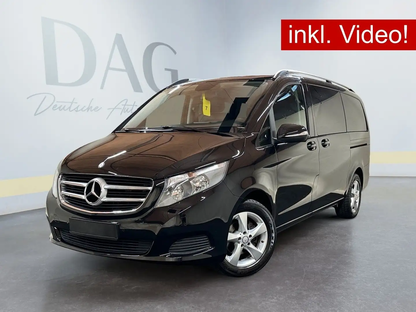 Mercedes-Benz V 220 d lang +LEDER+AHK+NAV+7-SITZER+KAMERA+SHZ+ Negro - 1