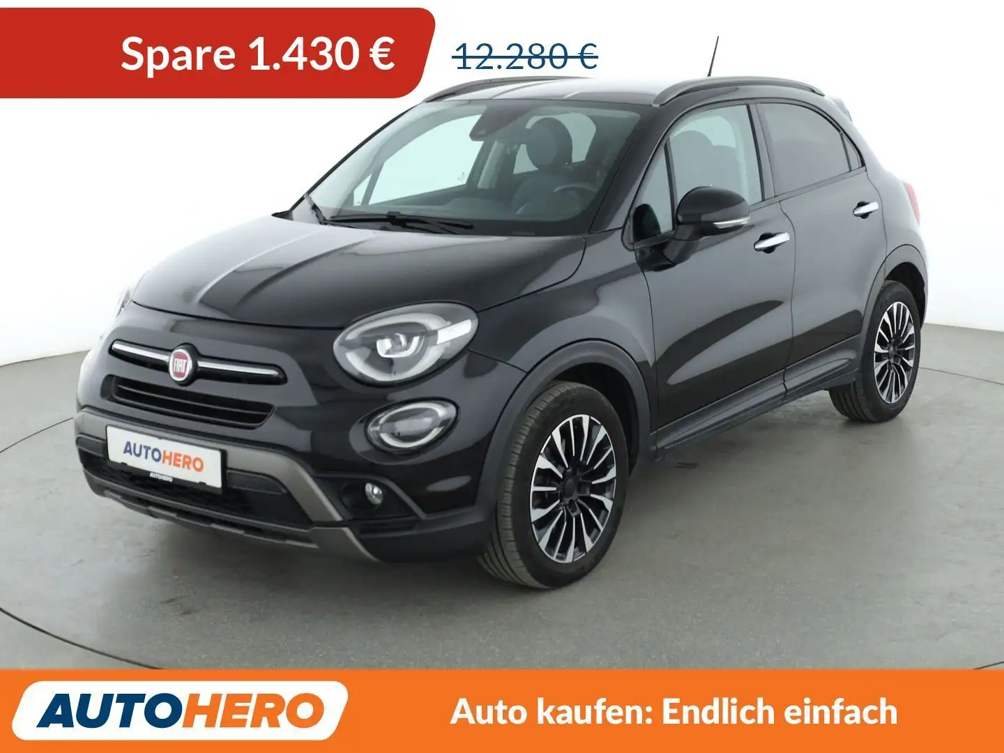 Fiat 500X 1.6 Cross *NAVI*CAM*TEMPO*SHZ*ALU*KLIMA* Schwarz - 1