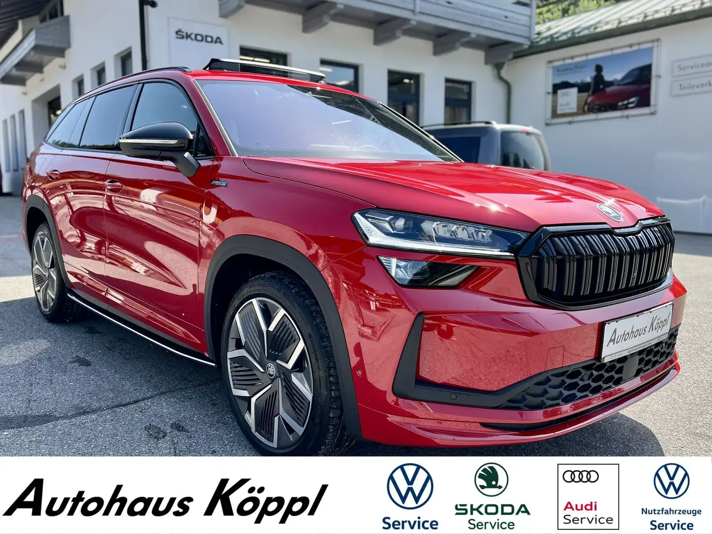 Skoda Kodiaq Sportline 1.5 TSI mHEV Standheiz HUD 360° Rot - 1