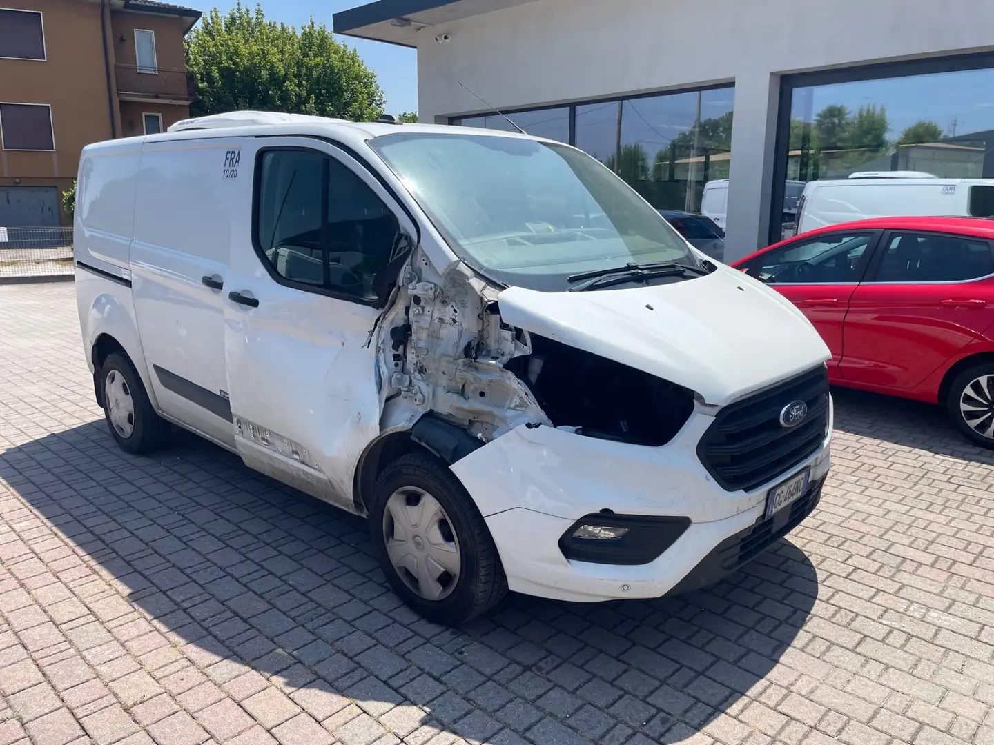 Ford Transit Custom Transit Custom 340 2.0 EcoBlue Hybrid FRIGO Wit - 1