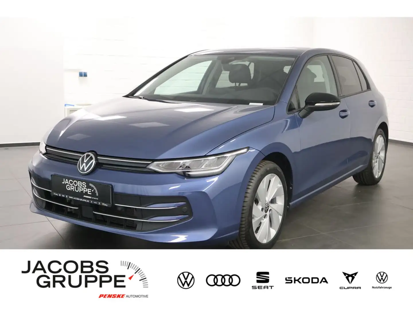 Volkswagen Golf VIII 1.5 TSI Goal Navi,LED,RFK,ACC Blauw - 1