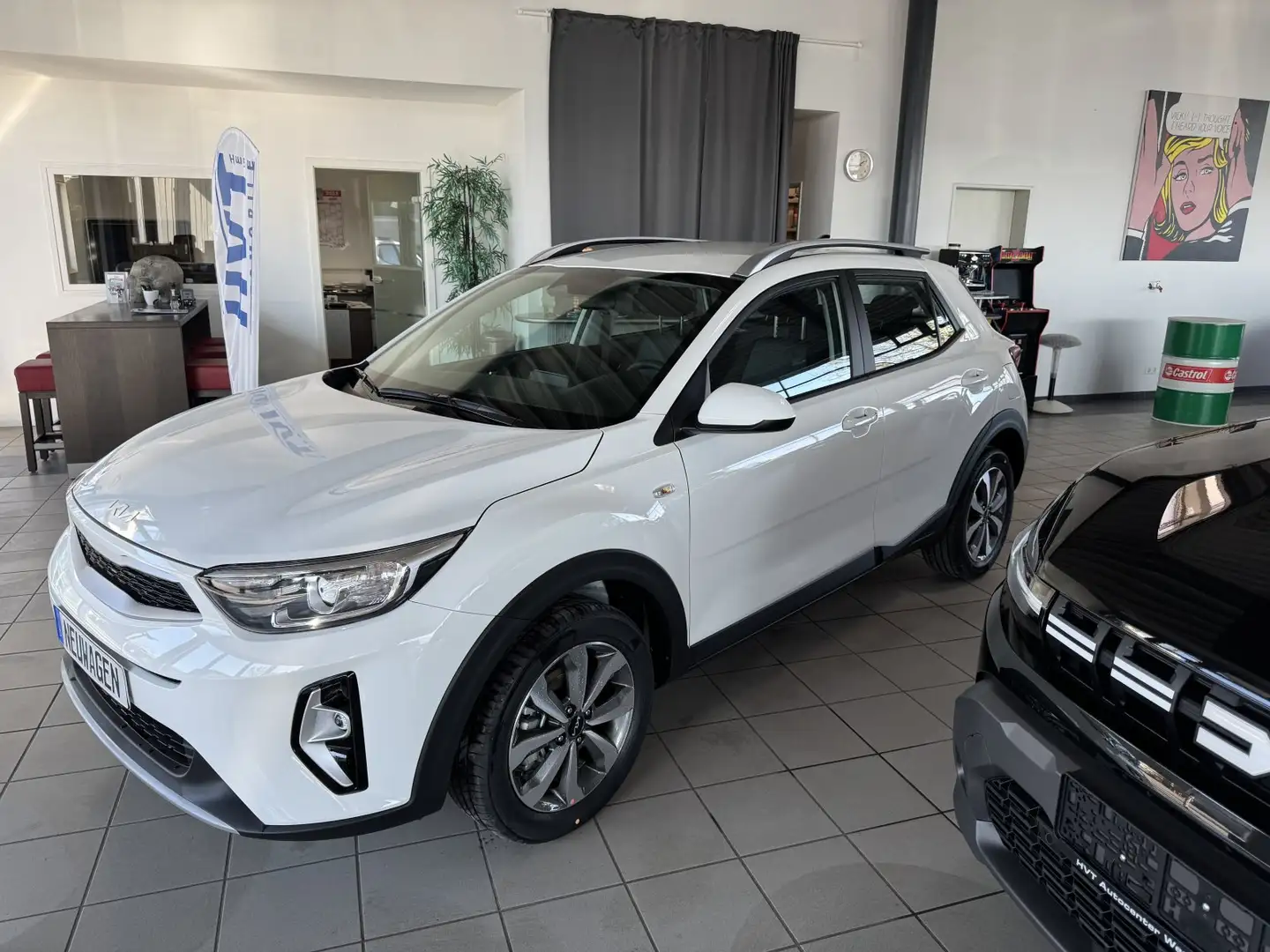 Kia Stonic 1.2 DPI 58kw 5G Spin|SHZ|NAVI|PDC|KAMERA|KLIMA Biały - 2