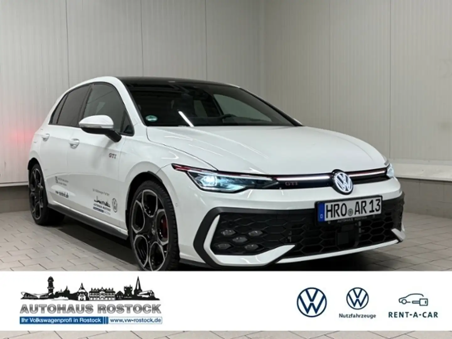 Volkswagen Golf VIII GTI 2.0 TSI DSG PANO MATRIX-LED RFK Weiß - 1