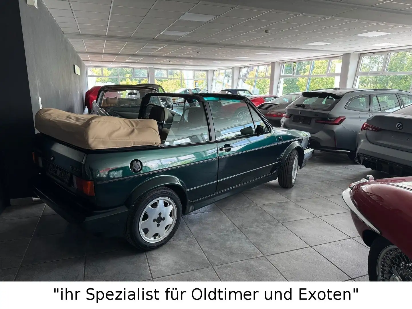 Volkswagen Golf 1 Classic Line Cabrio im Topzustand Grün - 2