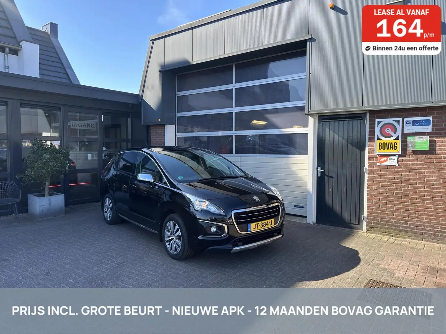 Peugeot 3008 1.2 PureTech Style TH/NAVI *ALL-IN PRIJS* Noir - 1