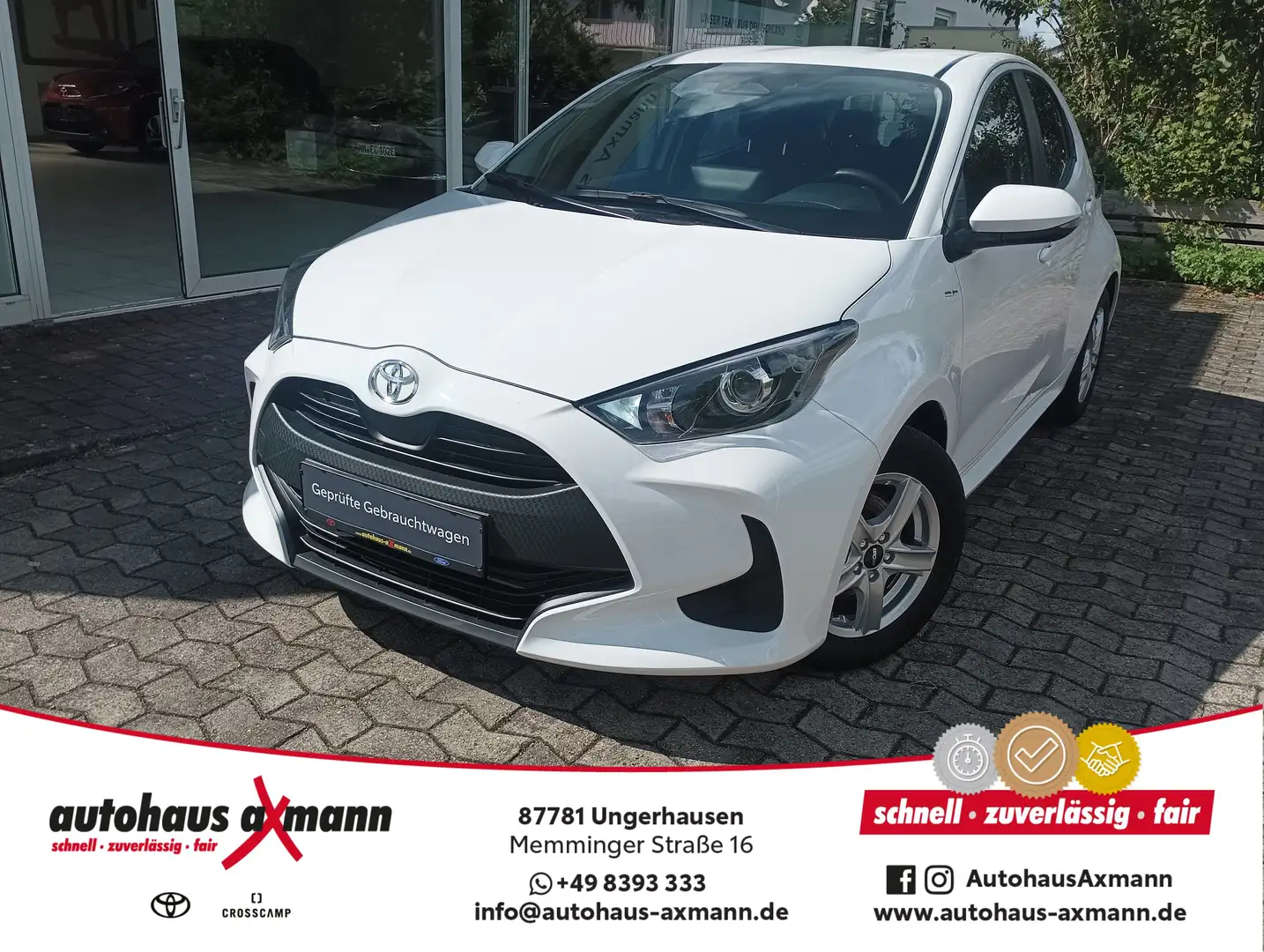 Toyota Yaris Hybrid 116 1.5 VVT-i Comfort Weiß - 1