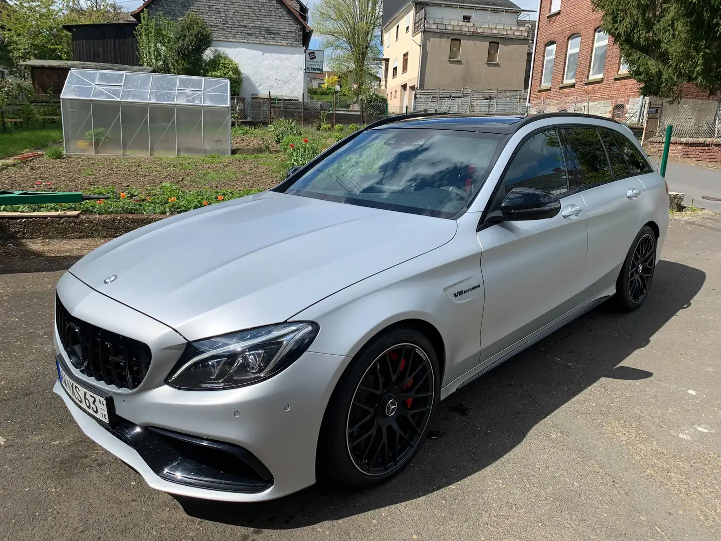 Mercedes-Benz C 63 AMG AMG C 63 S T AMG Perf. Sitze+AGA Panorama-Dach Argent - 2