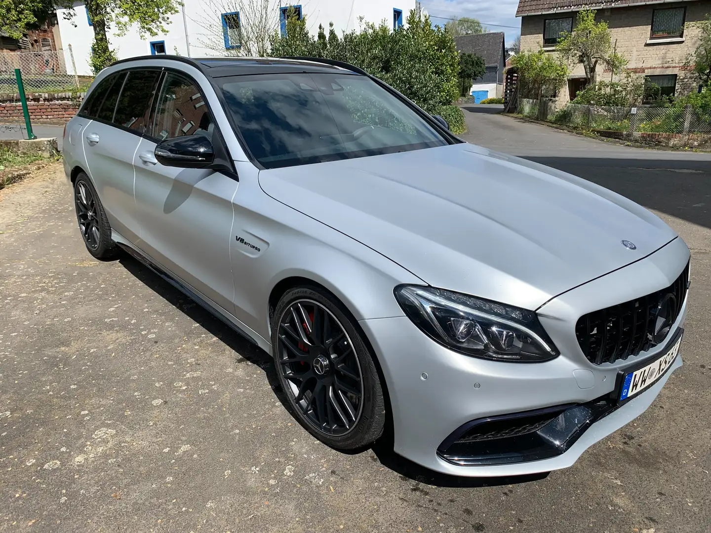 Mercedes-Benz C 63 AMG AMG C 63 S T AMG Perf. Sitze+AGA Panorama-Dach Argent - 1